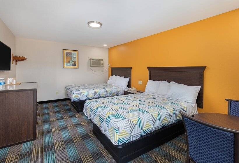 带2个双人床的标准工作室, Cardinal Motel Bowling Green