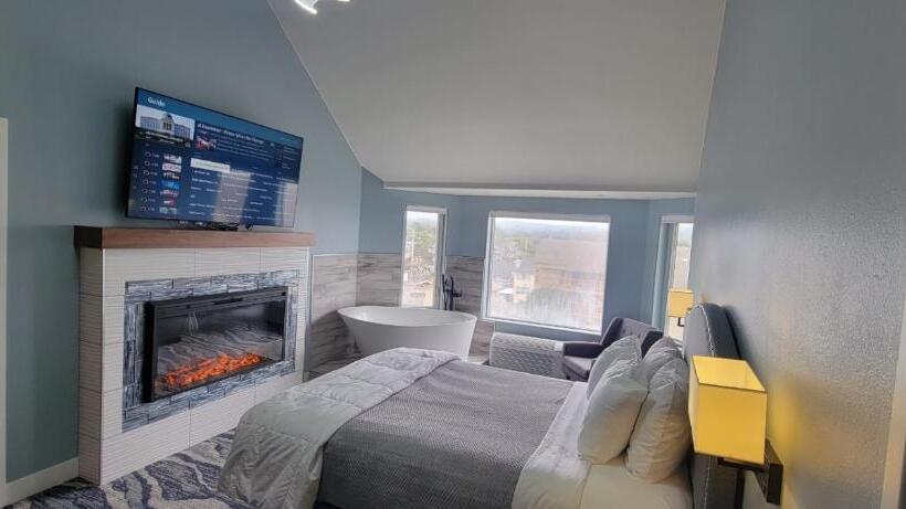 اتاق اساندارد با چشم‌انداز جانبی به دریا, The Seaside Oceanfront Inn