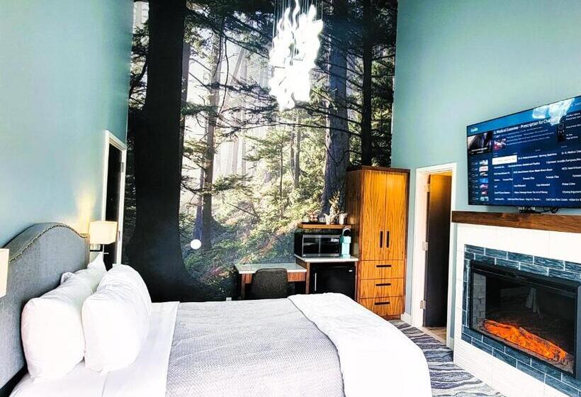 اتاق اساندارد با چشم‌انداز جانبی به دریا, The Seaside Oceanfront Inn