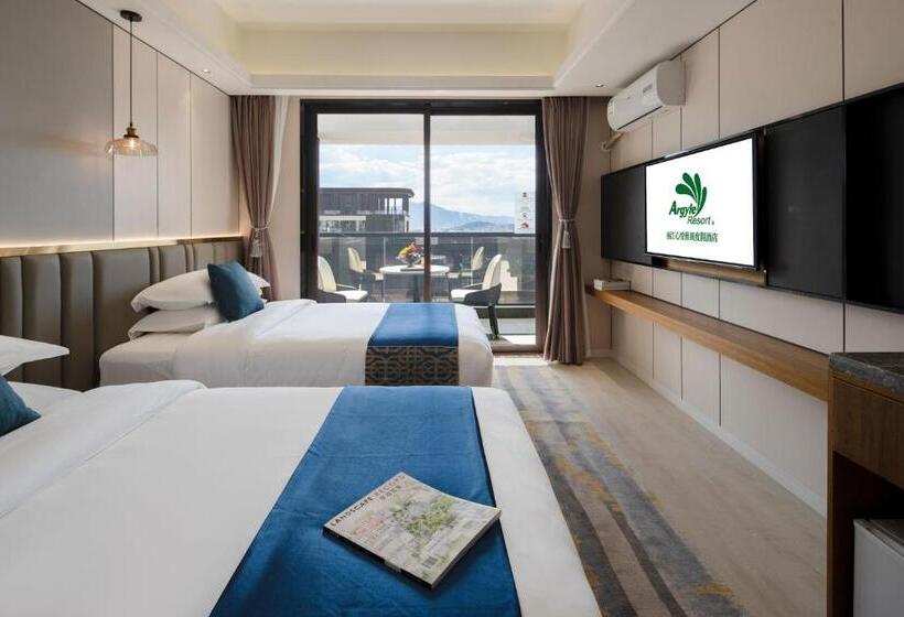 マウンテンビューデラックスルーム, Argyle Resort Lijiang
