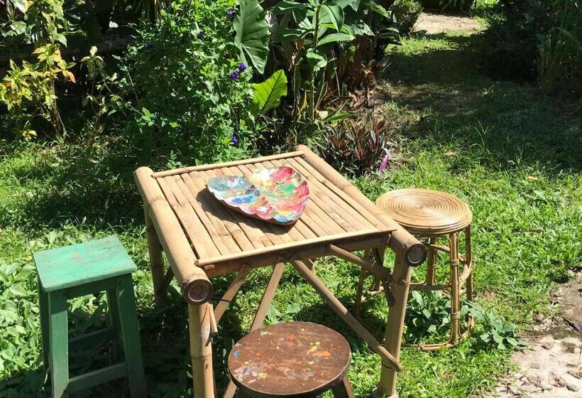 اتاق یک تخته با چشم‌انداز باغ, Baan Wisarut Guesthouse