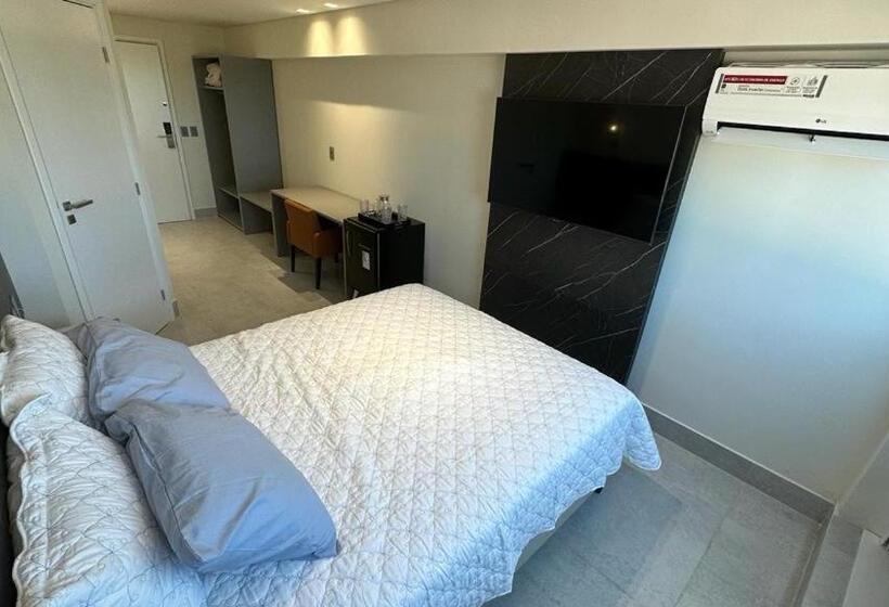 דירת חדר נוף לים, Flat Arpoar Suítes Manaíra Com Vista Para O Mar