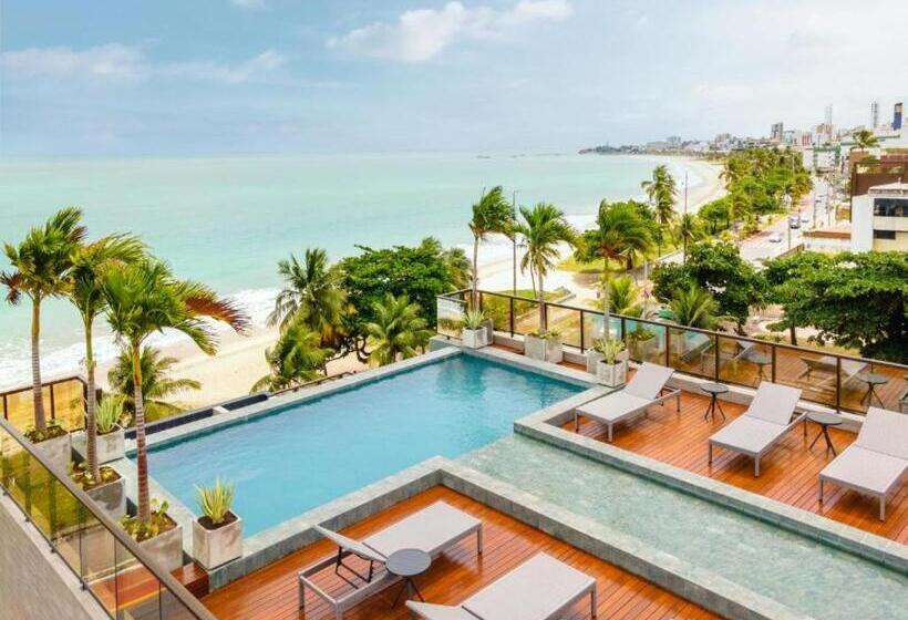 דירת חדר נוף לים, Flat Arpoar Suítes Manaíra Com Vista Para O Mar