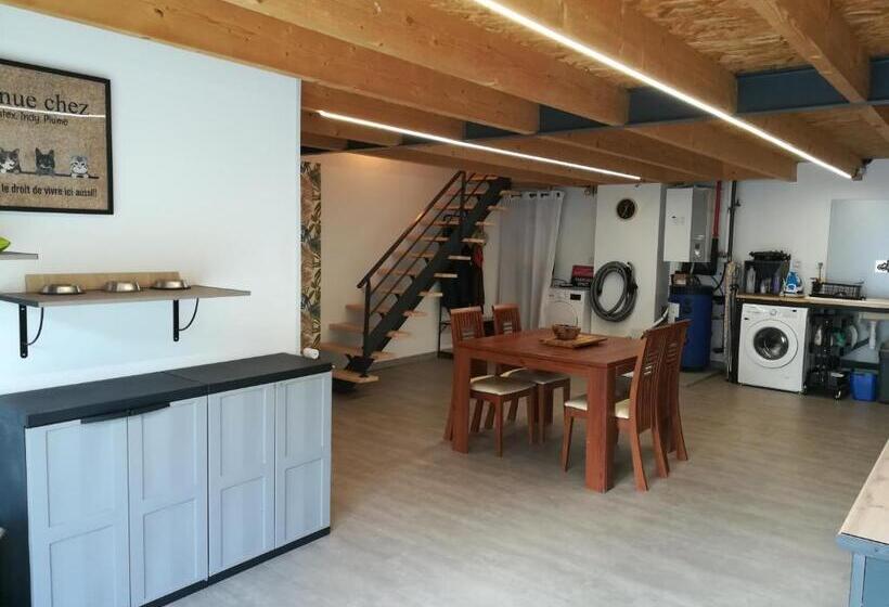 テラス付き１ベッドルームアパートメント, Appart D Hôtes Au Naturel