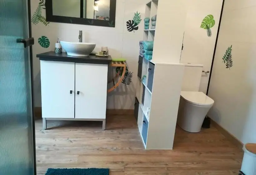 テラス付き１ベッドルームアパートメント, Appart D Hôtes Au Naturel