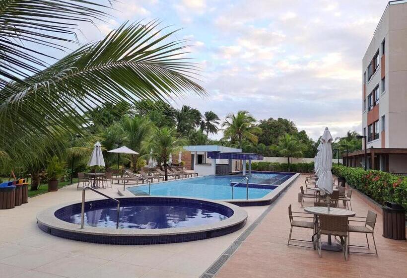 침실 1개 발코니 아파트, Guarajuba Paraiso Dos Coqueiros B02