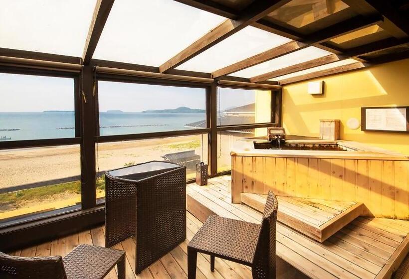 Четырехместный Номер Стандарт Вид на Море, 宵待ちの宿 萩一輪