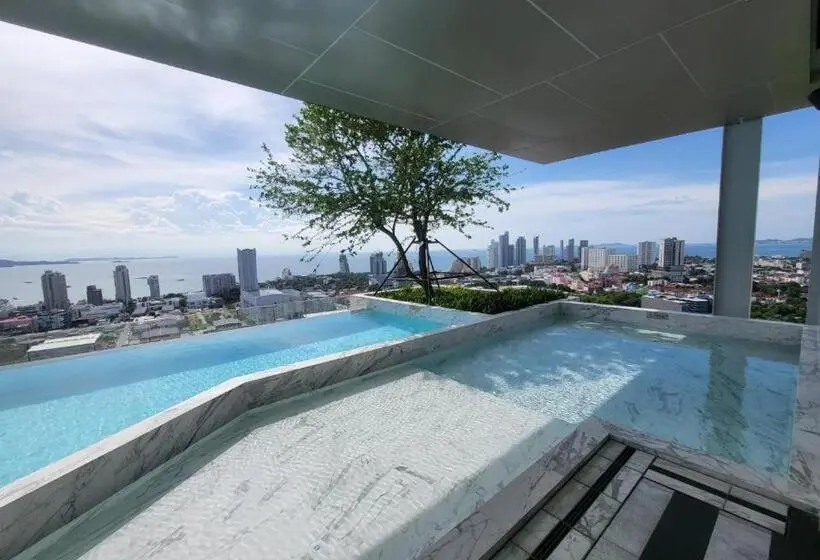 Huoneisto 1 Makuuhuone Merinäkymä, Once Pattaya Seaview Condo