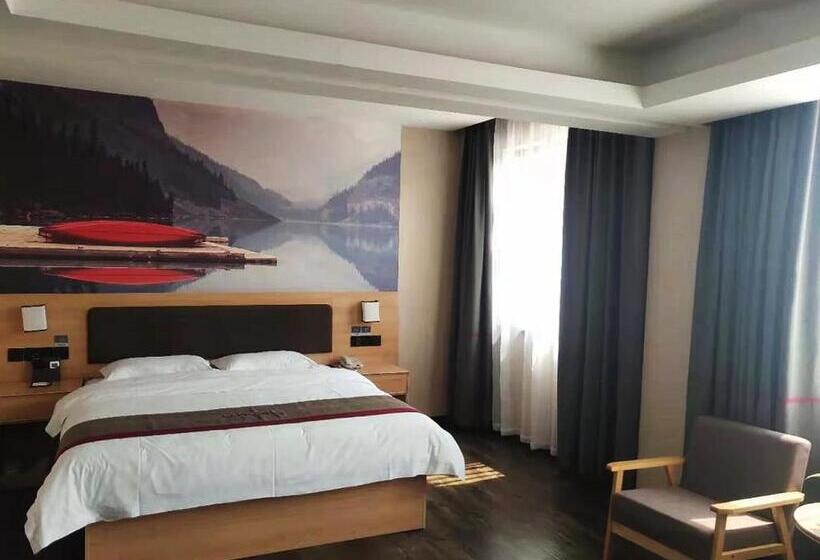 디럭스 룸, Thank Inn Plus Anyang Hua County Renmin Road