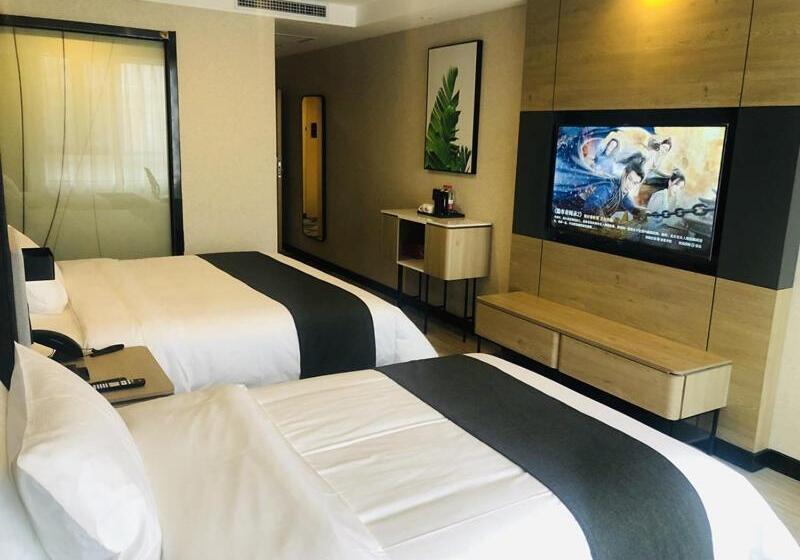 Семейный Номер, Thank Inn Plus Jiaozuo Mengzhou Sangpo Times New Town