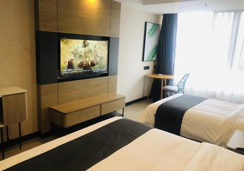 חדר משפחתי, Thank Inn Plus Jiaozuo Mengzhou Sangpo Times New Town