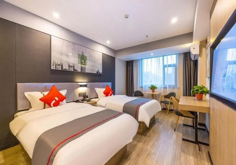 Deluxe-huone, Thank Inn Plus Linxia Bafang Shisanxiang