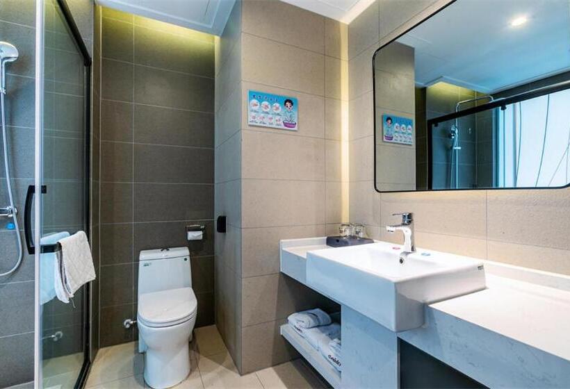 חדר סופריור לשלושה, Thank Inn Plus Yangquan Pingding Yangquan No 1 Middle School