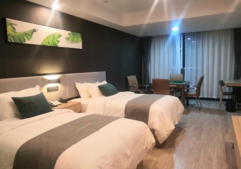 חדר סטנדרט, Thank Inn Zaozhuang Tengzhou Jinghe Road Zhenai Mall