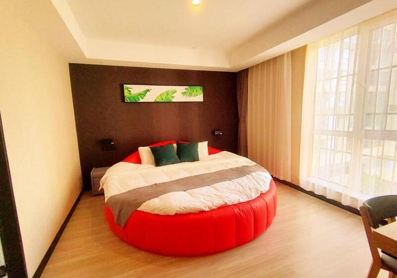 סוויטה אקזקיוטיב, Thank Inn Zaozhuang Tengzhou Jinghe Road Zhenai Mall