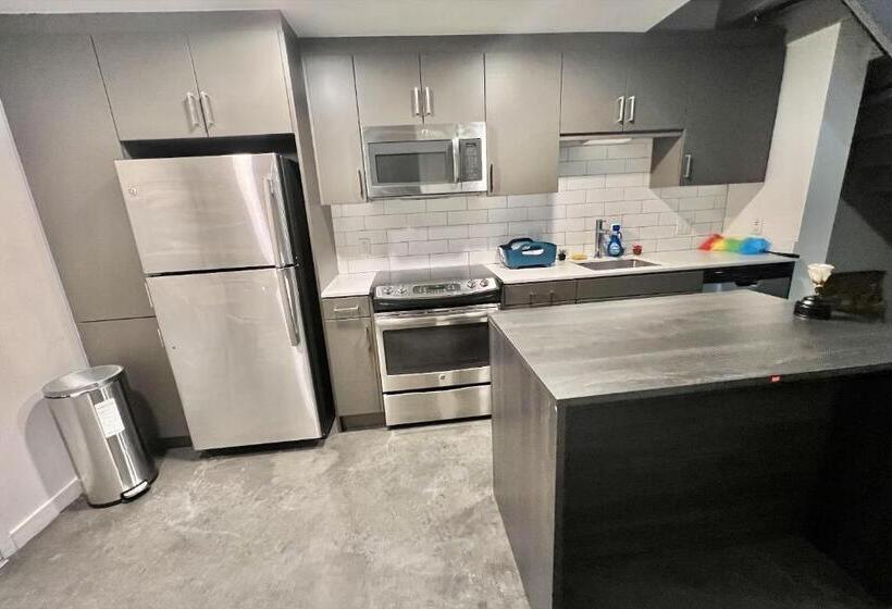 １ベッドルームペントハウスアパート, Luxury 2 Level Condo W/ Washer & Dryer