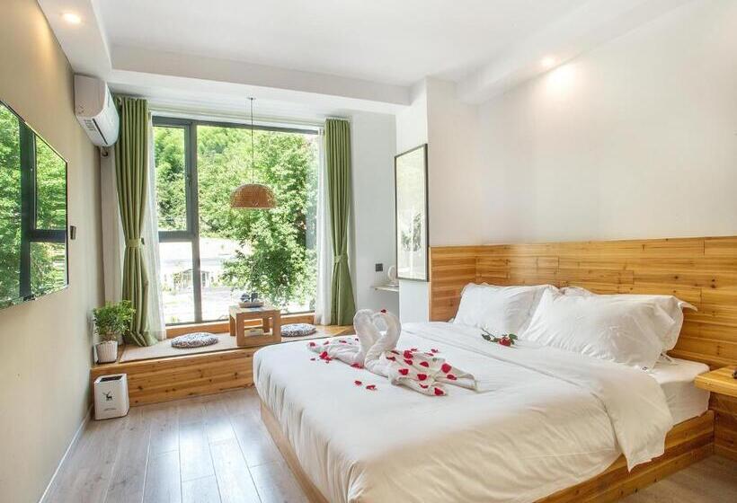 Номер Superior Кровать Куин, Cloudy Warm Hotel   Huangshan Scenic Area Transfer Center Branch