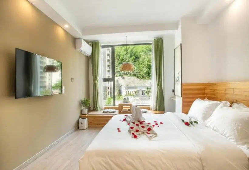 クイーンベッドのスーペリアルーム, Cloudy Warm Hotel Huangshan Scenic Area Transfer Center Branch