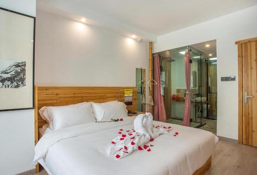 Номер Superior Кровать Куин, Cloudy Warm Hotel   Huangshan Scenic Area Transfer Center Branch