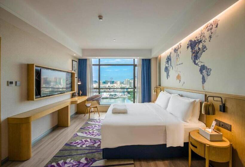 غرفة قياسية مطلة على المدينة, Kyriad Marvelous Hotel Qingyuan City Square