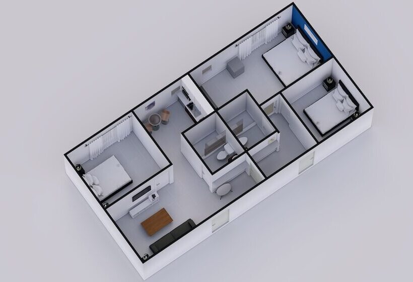 带3个卧室的套间, Belleza