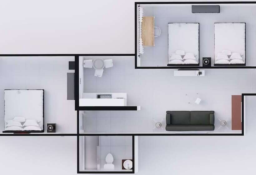 高级两卧套房, Belleza