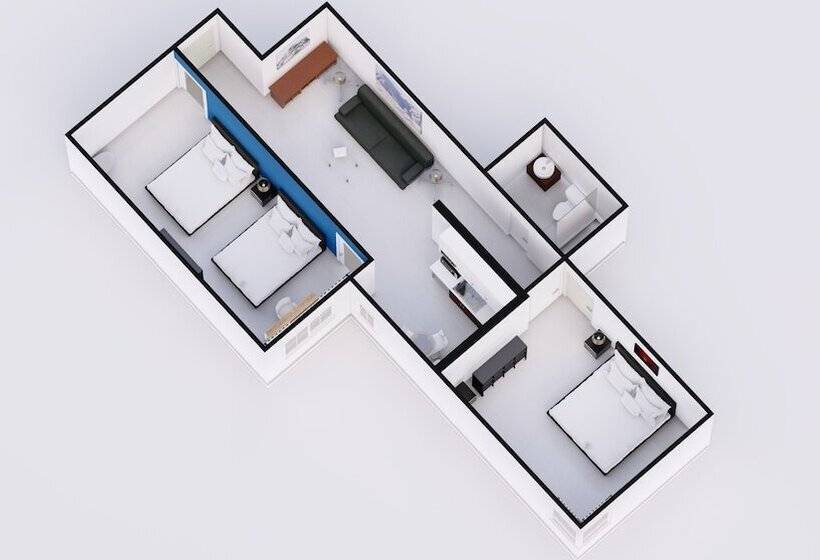 高级两卧套房, Belleza