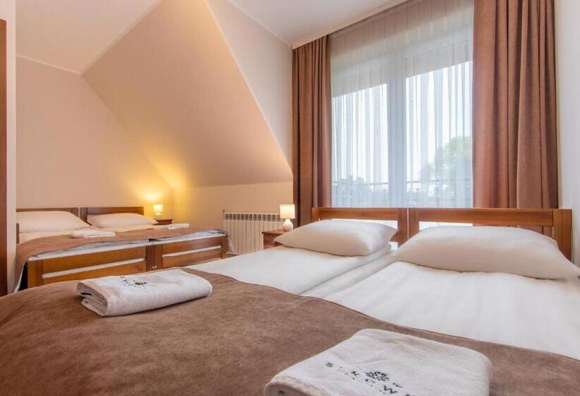 발코니가 있는 4인용 스탠다드 룸, Sykowny Biały Dunajec