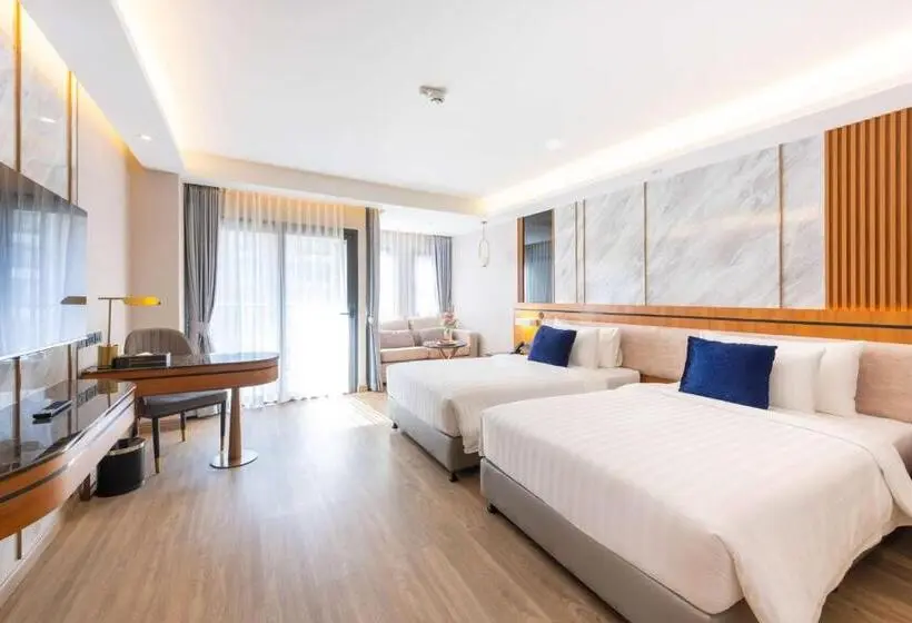 庭の見えるジュニアスイート, Wyndham Jomtien Pattaya