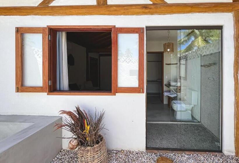 غرفة قياسية, Casa Caroá   Chalé 3