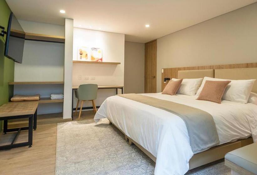 스위트 킹사이즈 침대, Siete Balcones Hotel Coworking