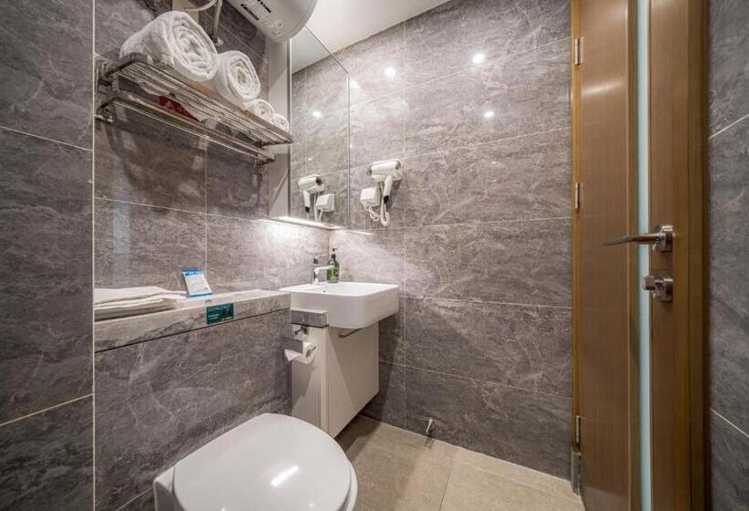 Quarto Deluxe Cama King, Gepai Executive Apartment   Shenzhen Futian Convention And Exhibition Center