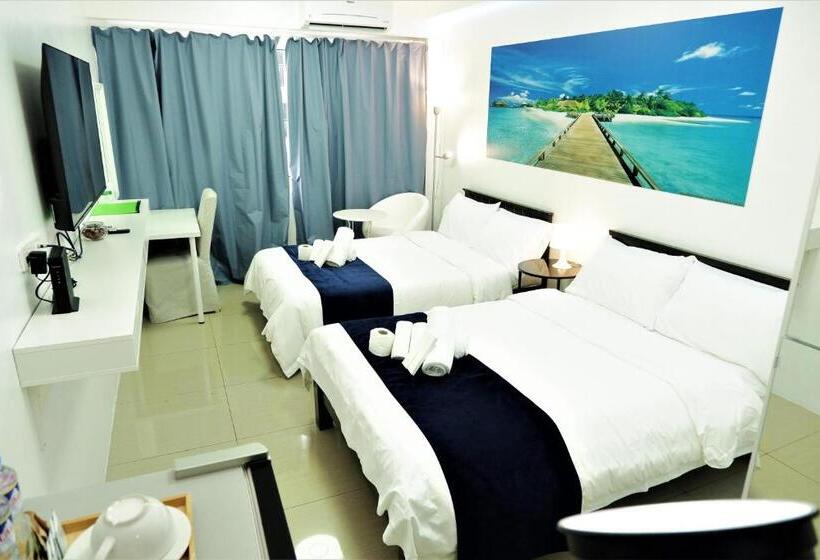 اتاق لوکس با بالکن, Mall Of Asia Shore Dynastel Staycation