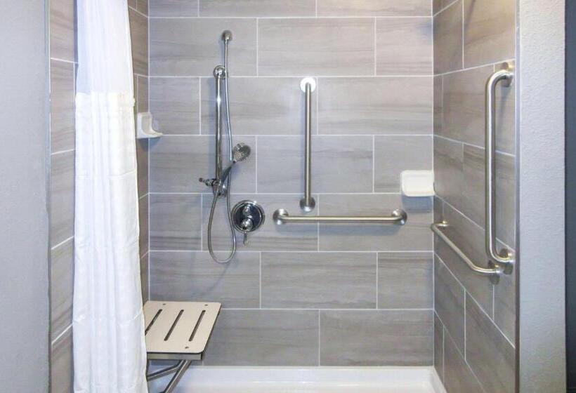 اتاق استاندارد با تخت بزرگ برای معلولان, Quality Inn & Suites Hammond Near I 8090