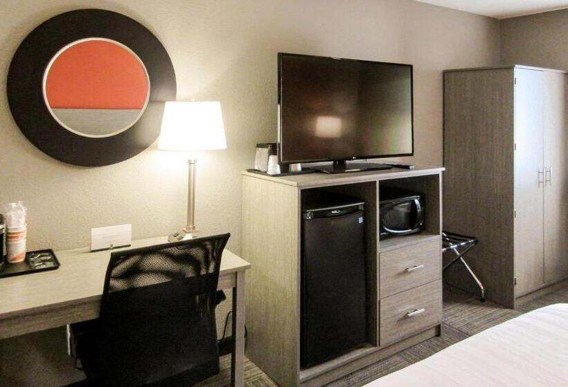 اتاق استاندارد با تخت بزرگ برای معلولان, Quality Inn & Suites Hammond Near I 8090