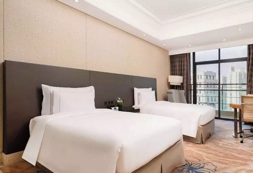 シティビューのデラックスルーム, Wyndham Grand Xiamen Haicang