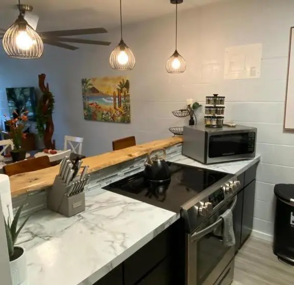 آپارتمان 1 خوابه با چشم‌انداز دریا, Ocean View Mauna Loa Shores Kai Ekahi #201 Next To Carlsmith Beach Park Hilo Hi