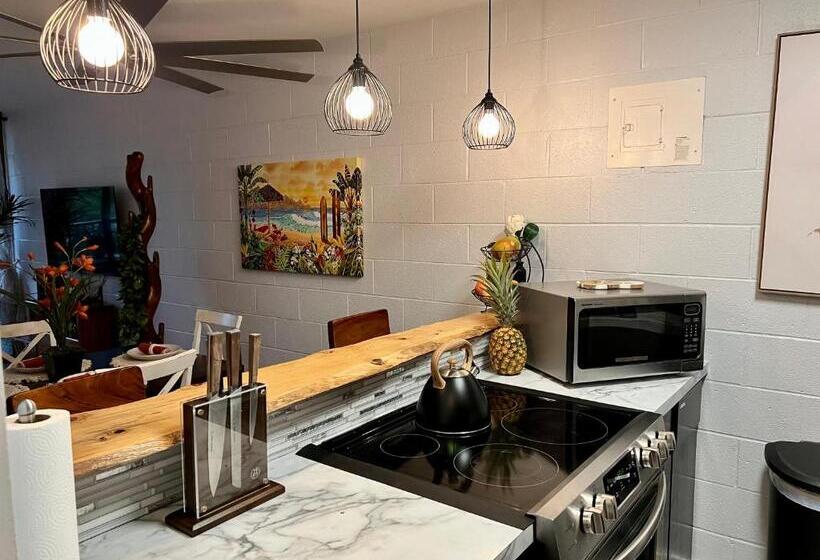 Apartament 1 Dormitor cu Priveliște către Mare, Ocean View Mauna Loa Shores Kai Ekahi #201 Next To Carlsmith Beach Park Hilo Hi