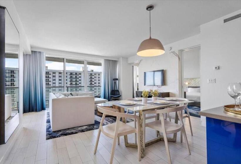 ２ベッドルームアパートメント, W Hotel 2bd 2bath Condo Ocean Views