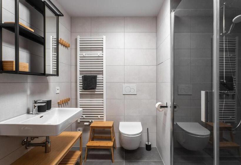 דירת דופלקס בת חדר שינה 1, Abertamy Platz Apartments