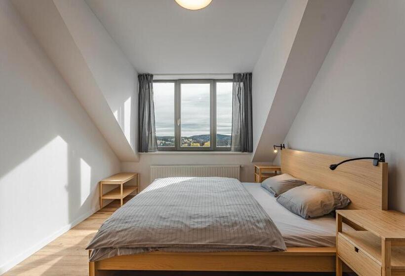 דירת דופלקס בת חדר שינה 1, Abertamy Platz Apartments