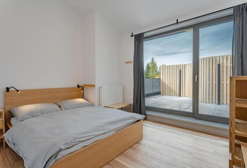 דירת דופלקס בת חדר שינה 1, Abertamy Platz Apartments