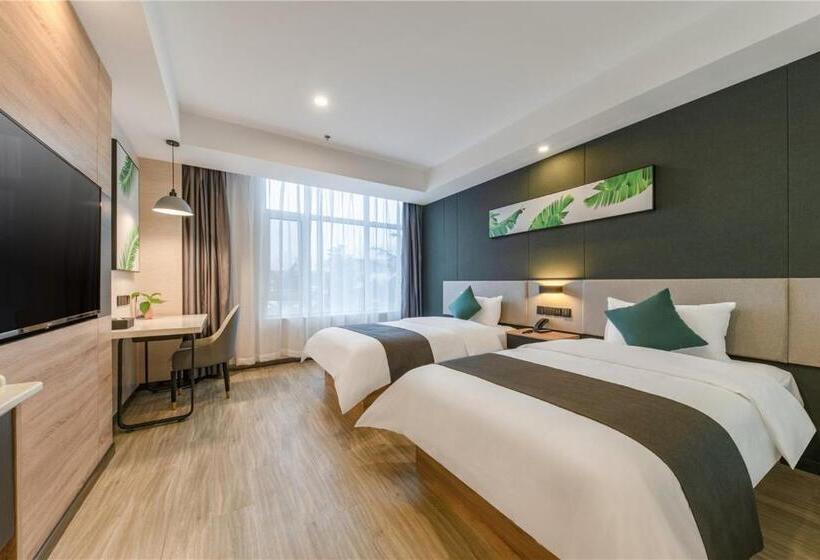 수피리어 패밀리 룸, Thank Inn Plus Weifang Kuiwen District Century Taihua People S Hospital