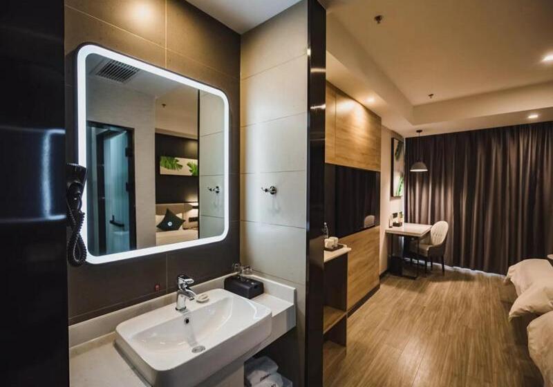 비즈니스룸, Thank Inn Plus Weifang Kuiwen District Century Taihua People S Hospital