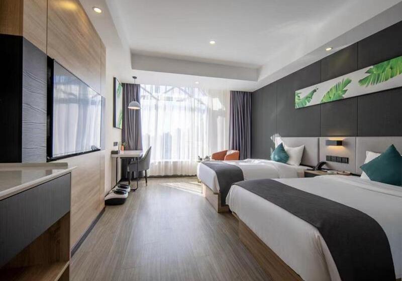 비즈니스룸, Thank Inn Plus Weifang Kuiwen District Century Taihua People S Hospital