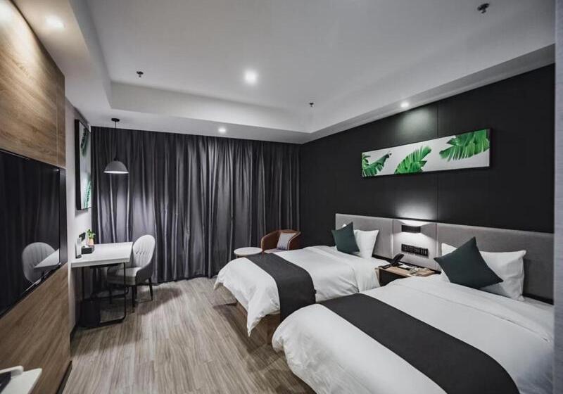 비즈니스룸, Thank Inn Plus Weifang Kuiwen District Century Taihua People S Hospital