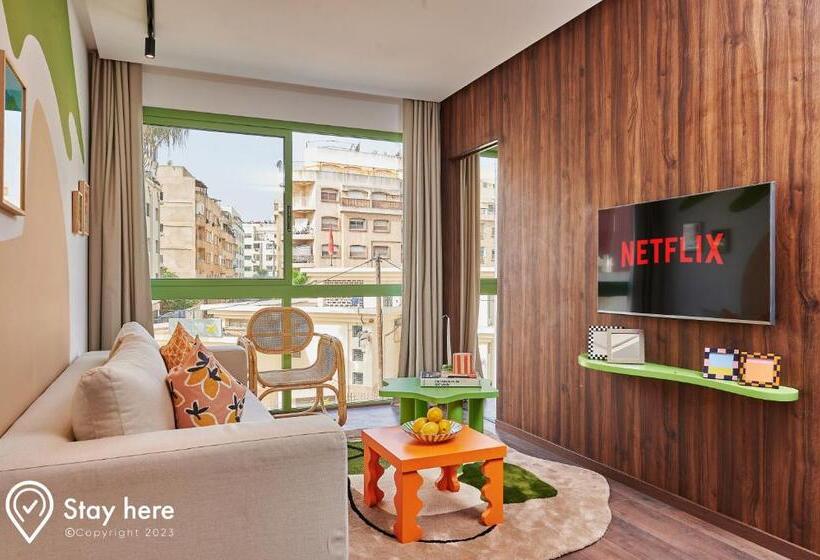 带1个卧室的带阳台的公寓, Stayhere Cil