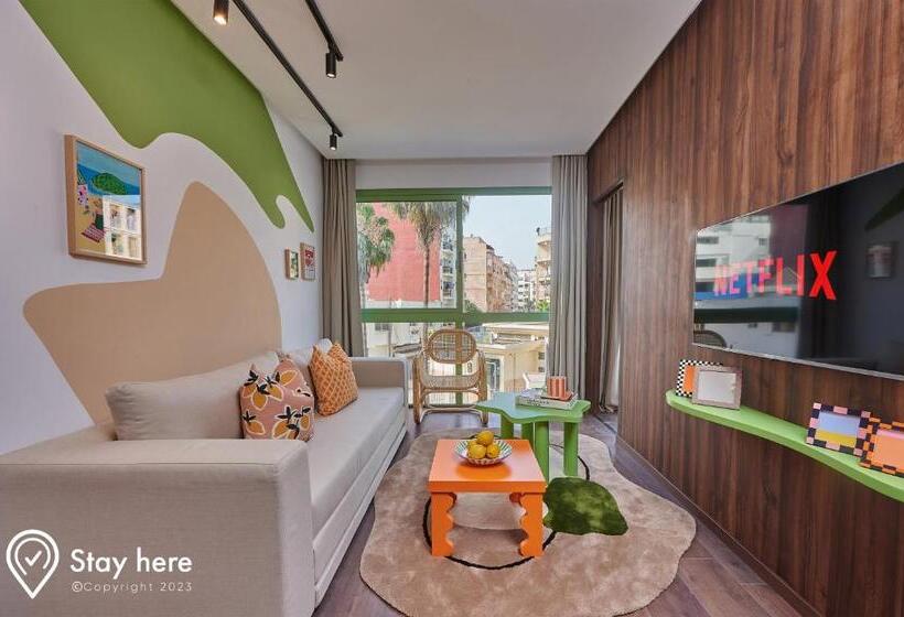 带1个卧室的带阳台的公寓, Stayhere Cil