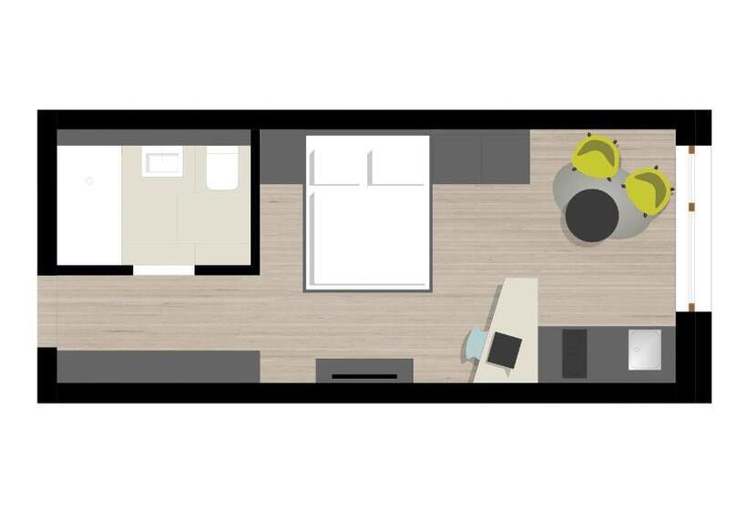 شقة غرفة واحدة, Felsen8