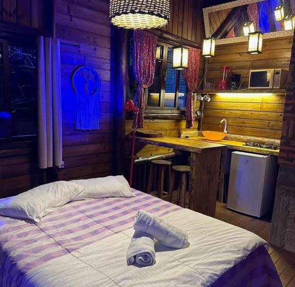 کلبه ییلاقی سوپریور یک خوابه, Bangalô House Praia Do Rosa Sc